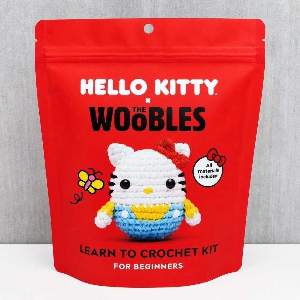 The Woobles Hello Kitty Learn to Crochet Kit For Beginners